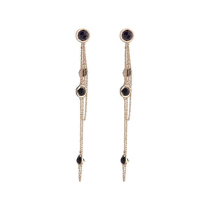 THE ALEXIS DROP EARRINGS GOLD.