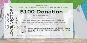 $100 DONATION - THE 2024 C.J.ROCKER LOVE, VICTORY FUNDRAISER GALA