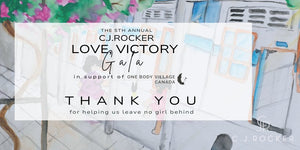 $2,500 DONATION - THE 2024 C.J.ROCKER LOVE, VICTORY FUNDRAISER GALA - C.J.ROCKER