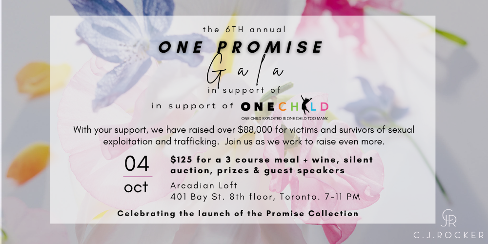 THE 2025 C.J.ROCKER One Promise FUNDRAISER GALA TICKET