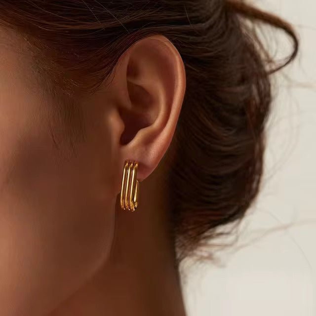 The L Earrings - C.J.ROCKER