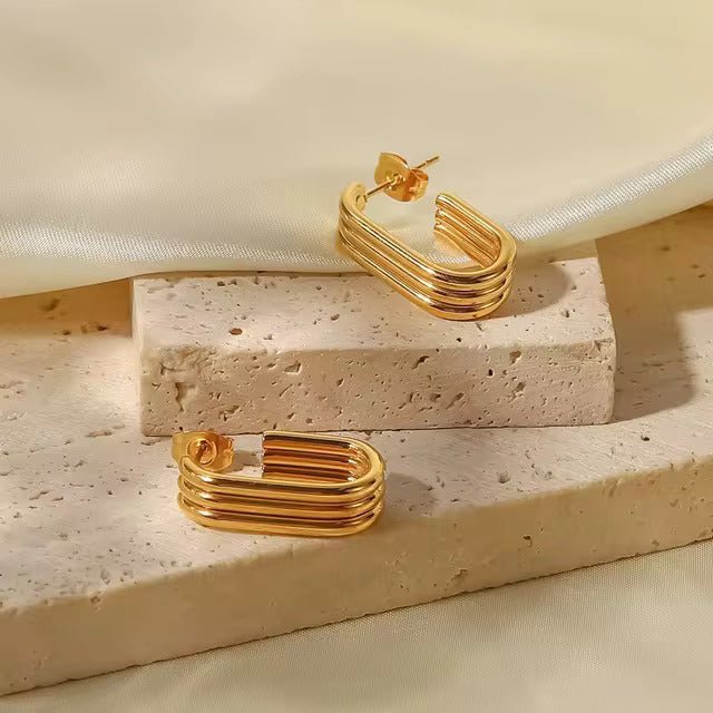 The L Earrings - C.J.ROCKER