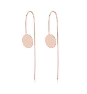 Trust earrings rose gold