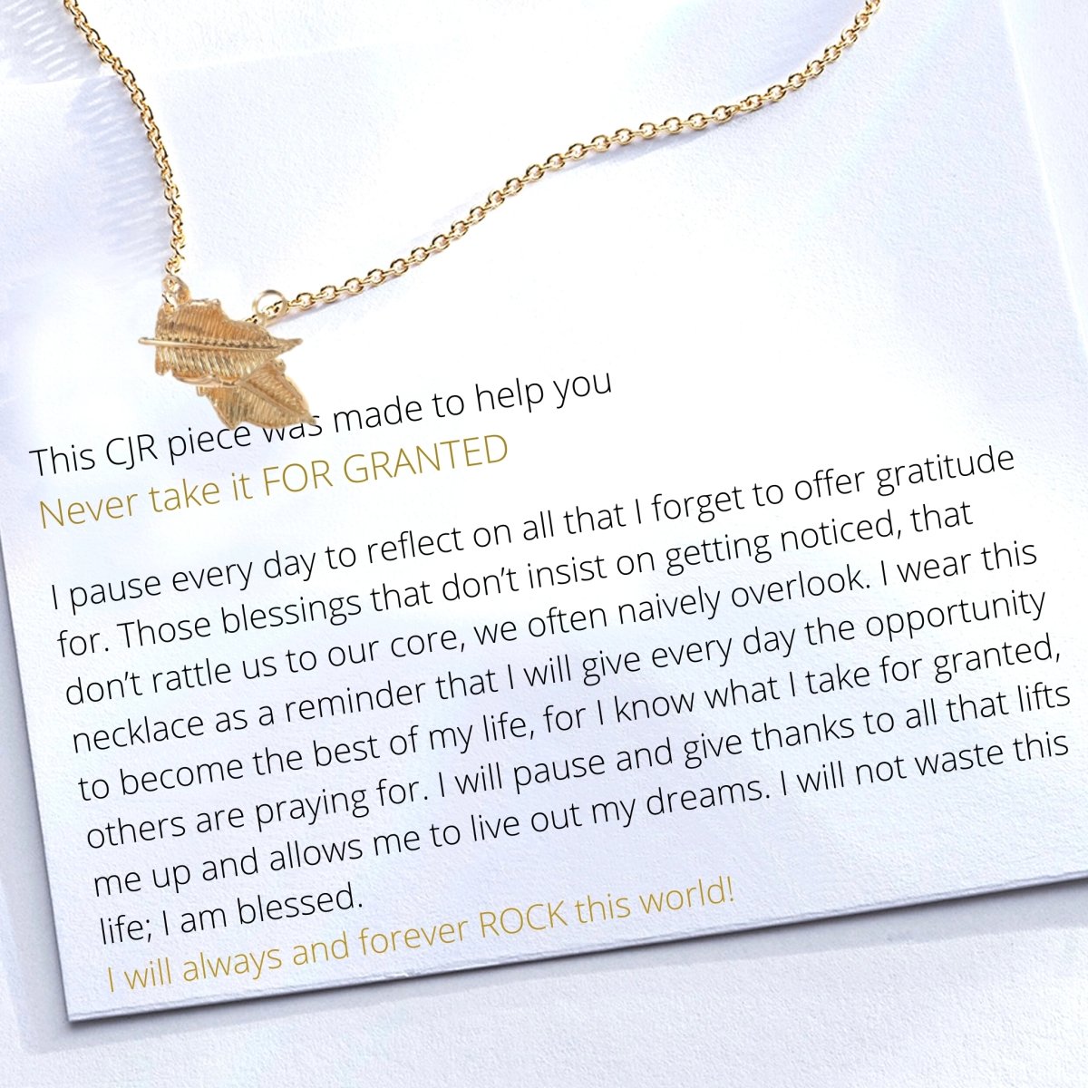 APPRECIATION NECKLACE - C.J.ROCKER