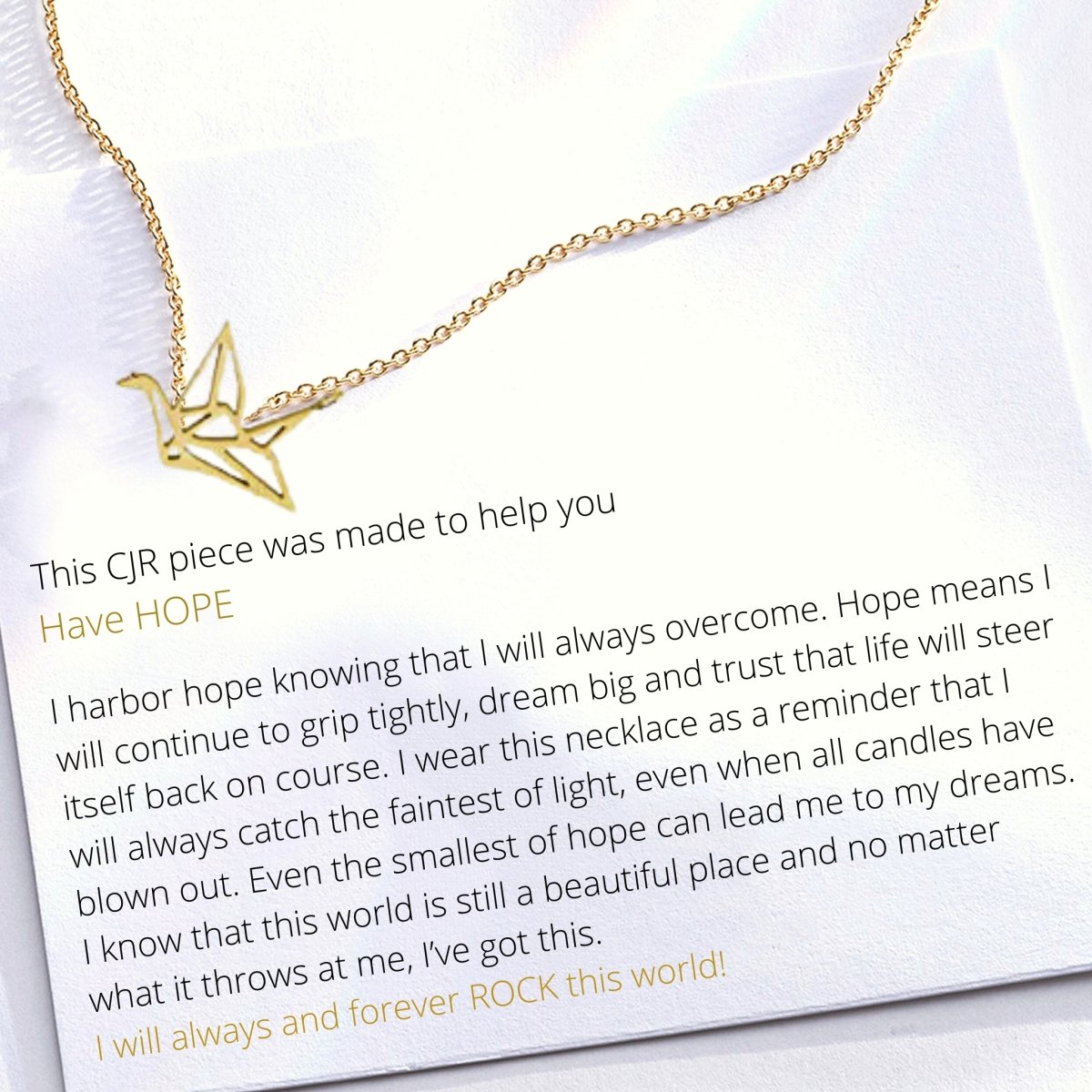 HOPE II NECKLACE - C.J.ROCKER