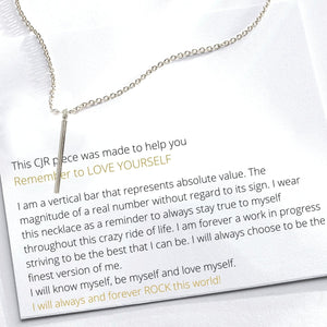 LOVE YOURSELF NECKLACE - C.J.ROCKER