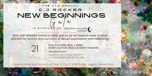 THE 2023 C.J.ROCKER NEW BEGINNINGS FUNDRAISER GALA TICKET - C.J.ROCKER