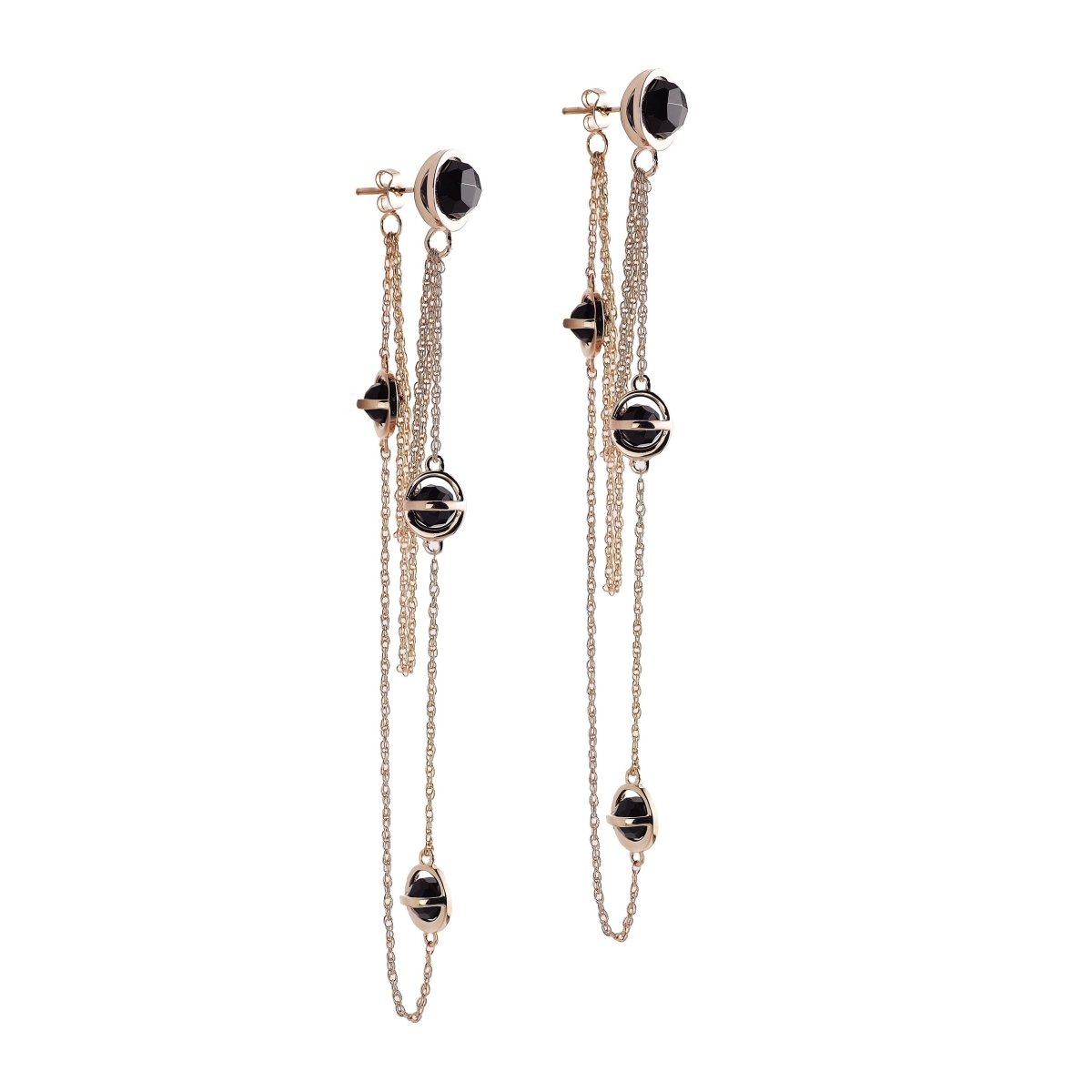 THE ALEXIS DROP EARRINGS GOLD.