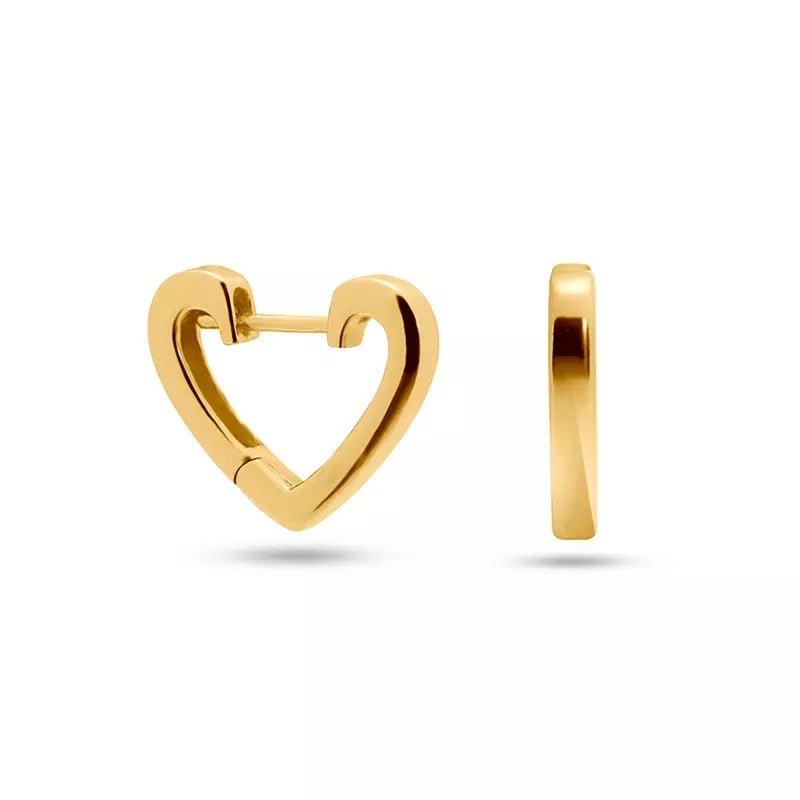 The Avi Heart Earrings - C.J.ROCKER