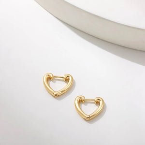 The Avi Heart Earrings - C.J.ROCKER