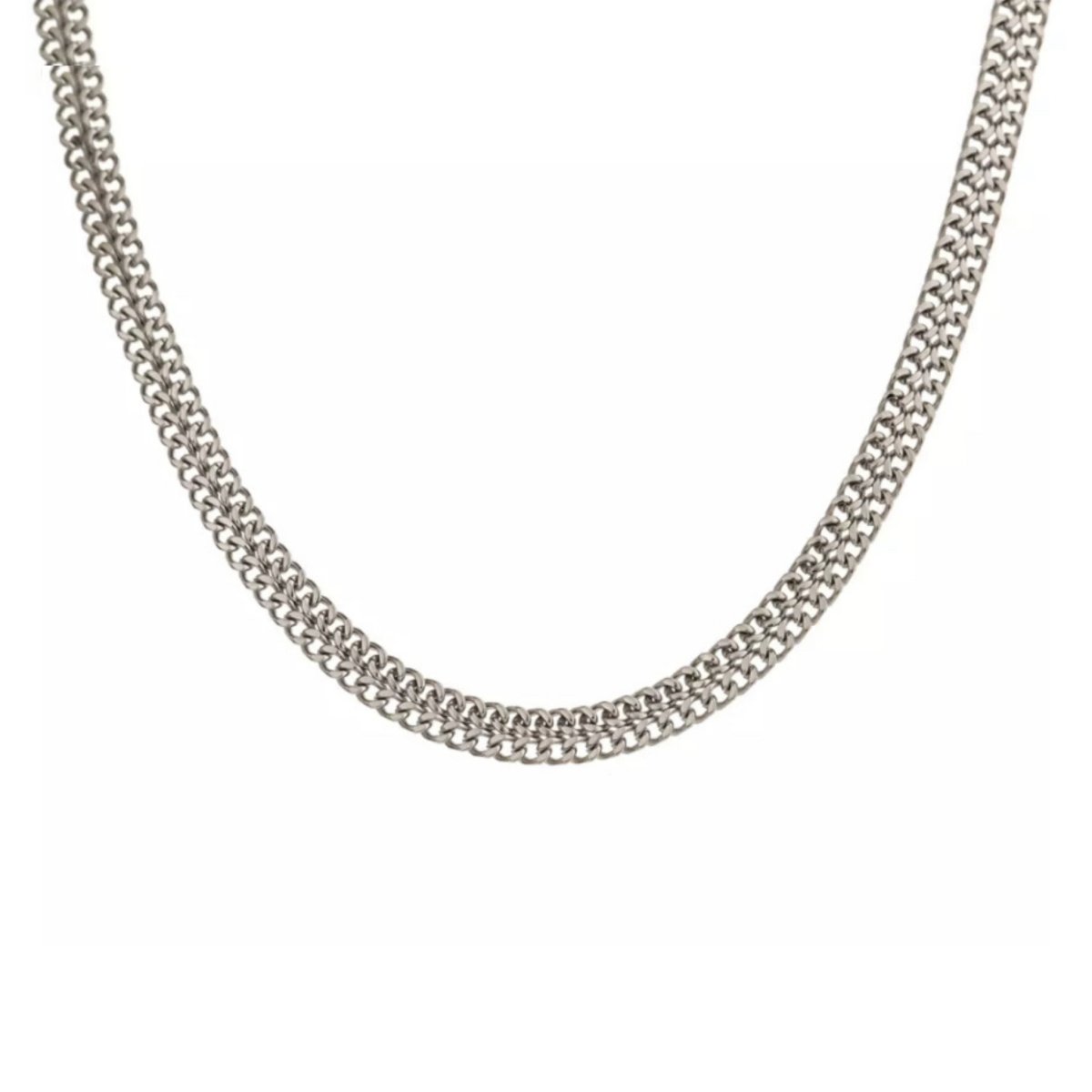 The Charlie Chain Necklace Silver - C.J.ROCKER