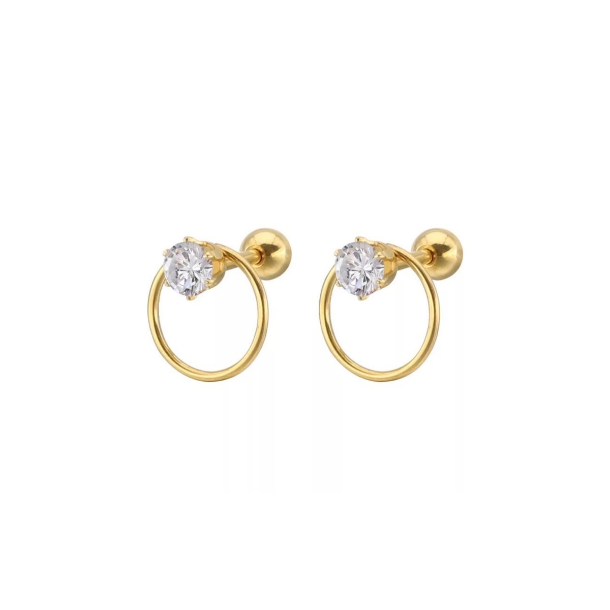 The Diamond O Earrings - C.J.ROCKER