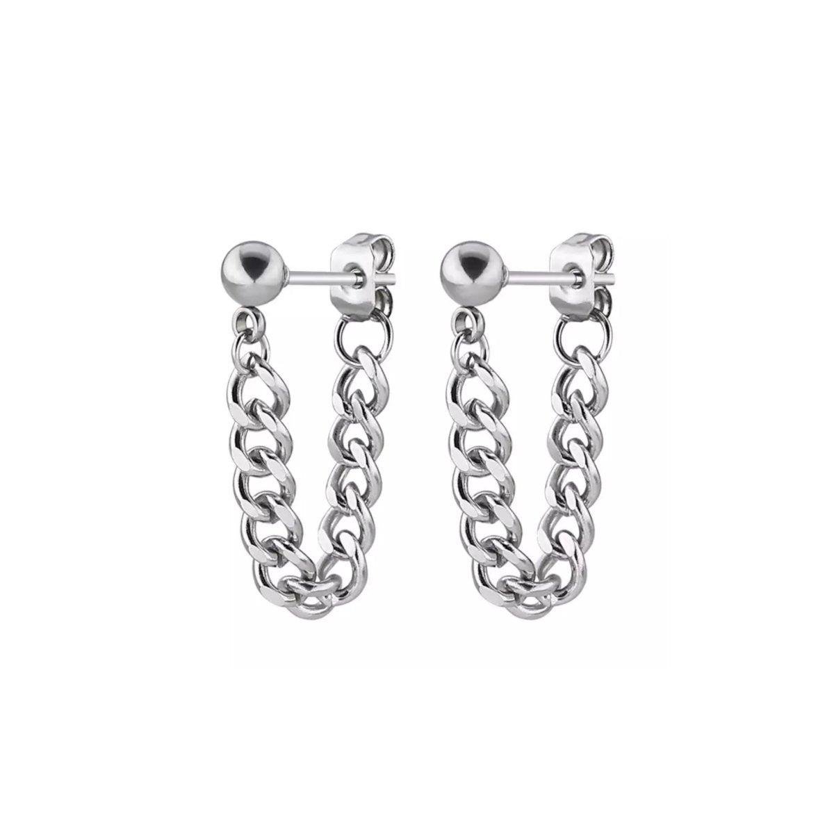 The Edge Chain Earrings - C.J.ROCKER