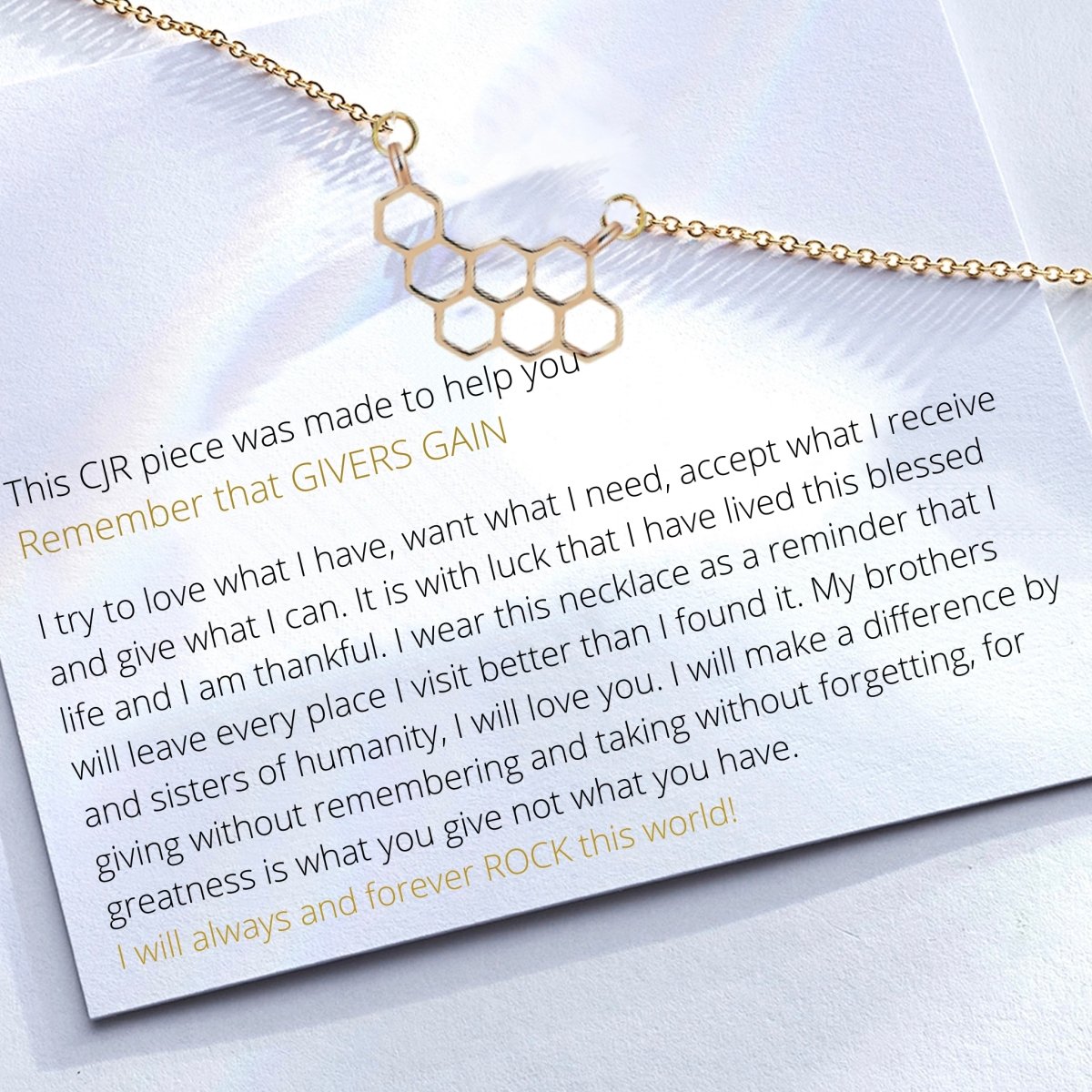 THE GIVERS NECKLACE - C.J.ROCKER
