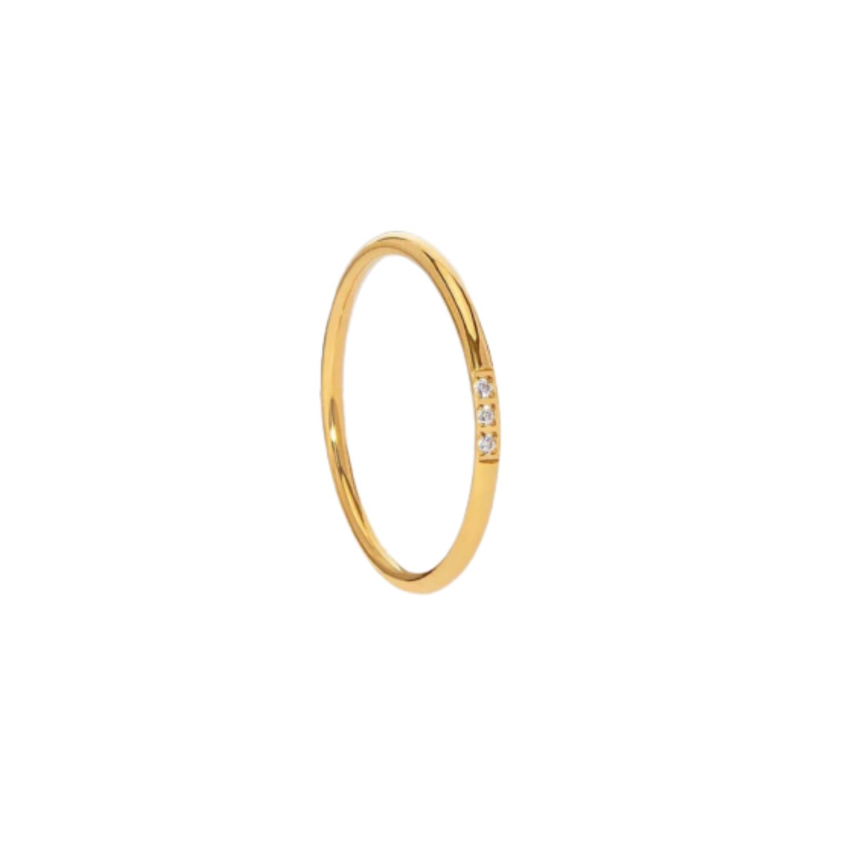 The ILY Triple Crystal Ring - C.J.ROCKER