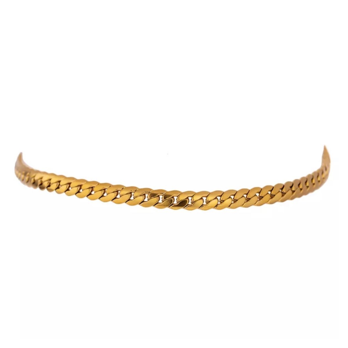 The Min Chain Choker Gold - C.J.ROCKER