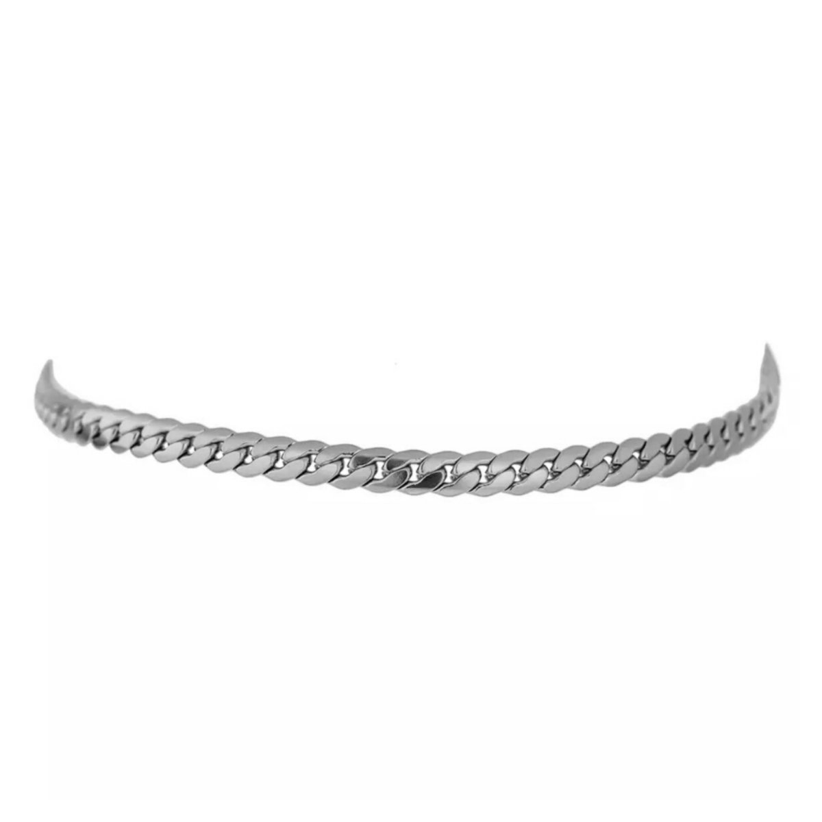 The Min Chain Choker Silver - C.J.ROCKER