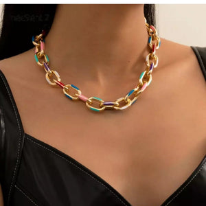 The Min Chain Necklace and Bracelet Bundle - C.J.ROCKER