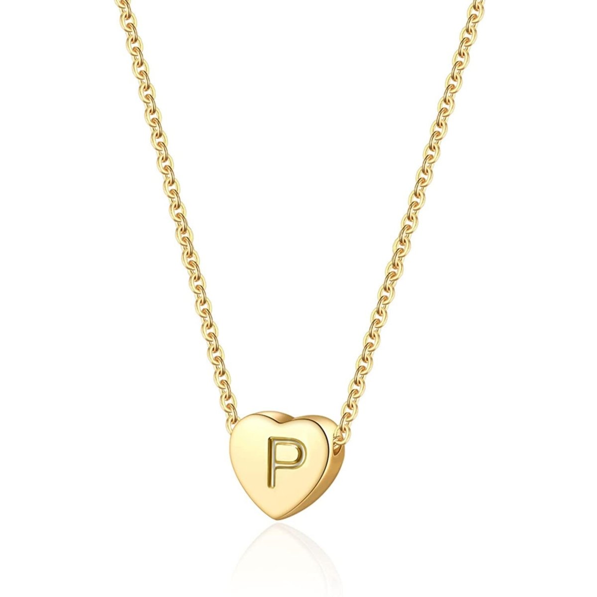 THE MONOGRAM HEART GOLD SILVER NECKLACE - C.J.ROCKER