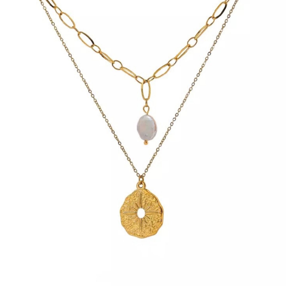 The North Star Layered Necklace - C.J.ROCKER