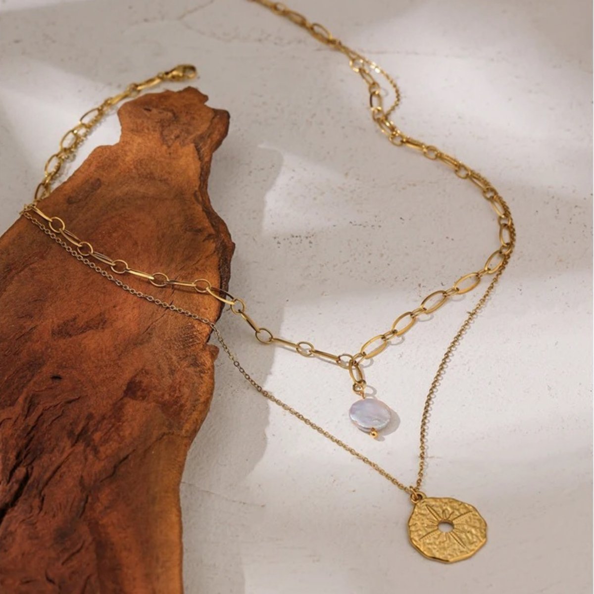 The North Star Layered Necklace - C.J.ROCKER