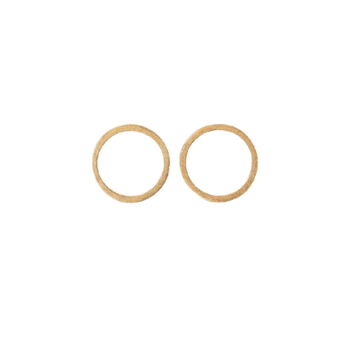 THE O EARRINGS GOLD - C.J.ROCKER