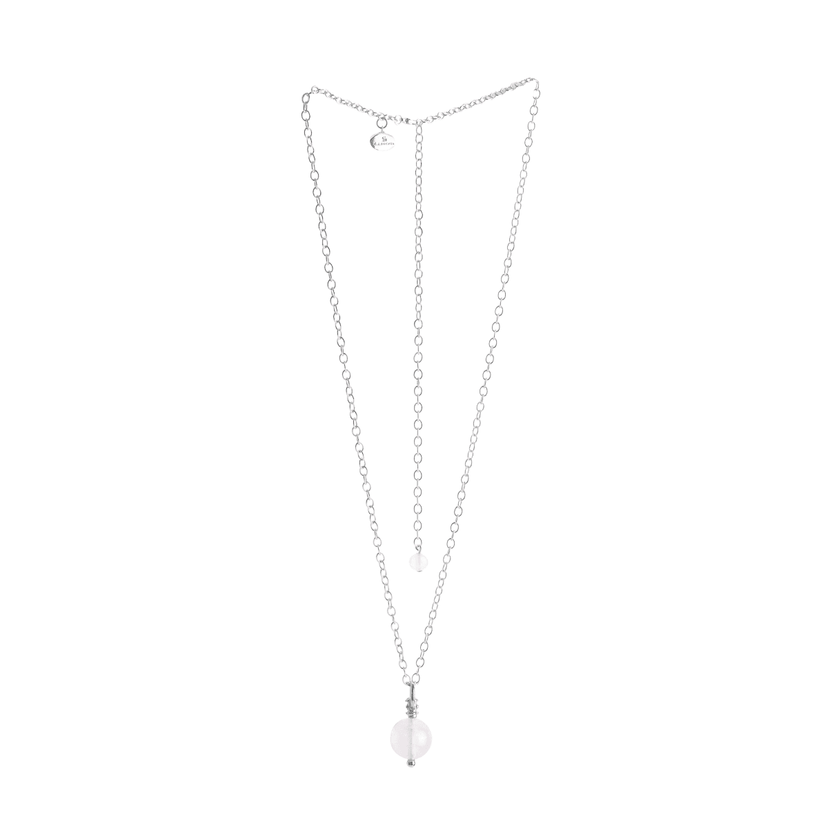 THE OBV NECKLACE SILVER - C.J.ROCKER