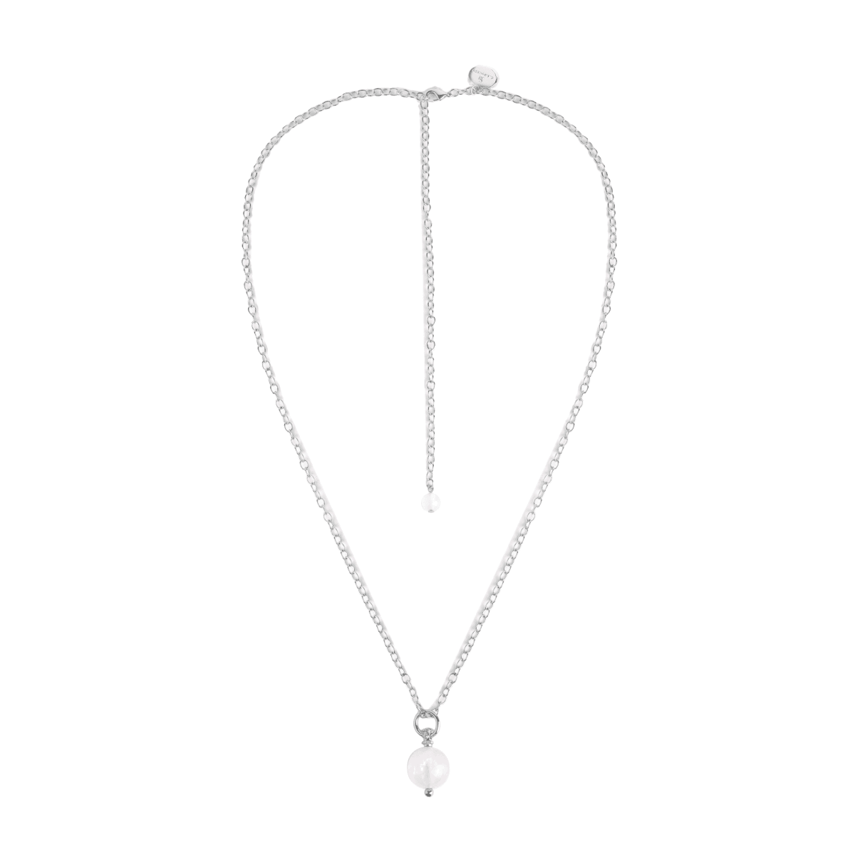 THE OBV NECKLACE SILVER - C.J.ROCKER