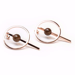 THE PENDULUM EARRINGS GOLD - C.J.ROCKER