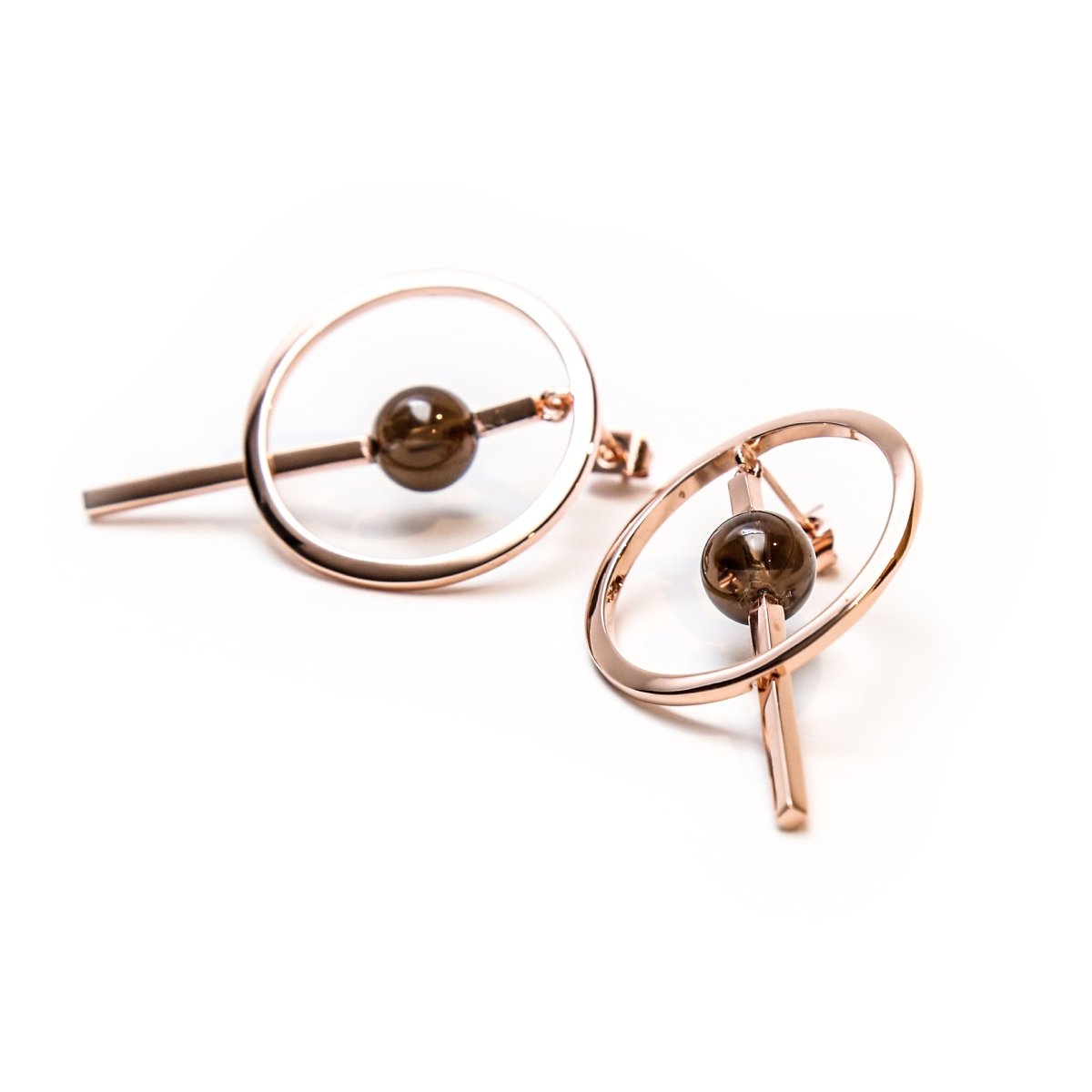 THE PENDULUM EARRINGS GOLD - C.J.ROCKER