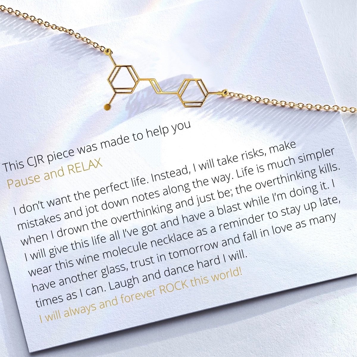 THE RELAX NECKLACE - C.J.ROCKER