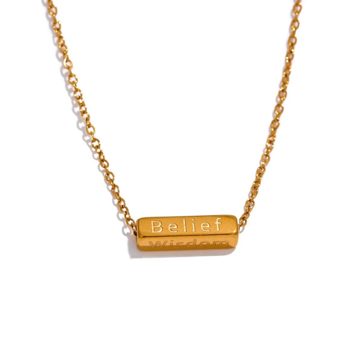 The Reminder Necklace Gold. - C.J.ROCKER