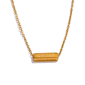 The Reminder Necklace Silver - C.J.ROCKER