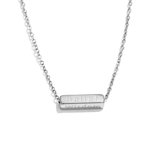 The Reminder Necklace Silver - C.J.ROCKER