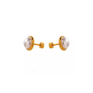 The Retrouvailles Pearl Studs - C.J.ROCKER