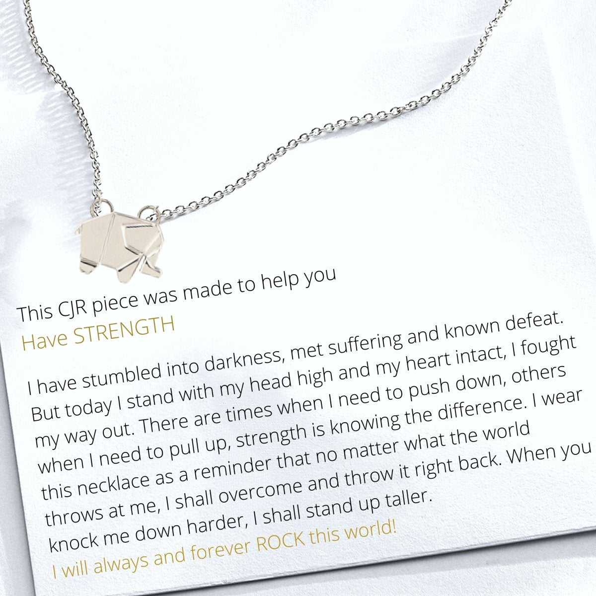 THE STRENGTH NECKLACE - C.J.ROCKER