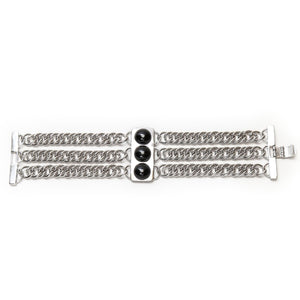 THE TRINITY BRACELET SILVER - C.J.ROCKER